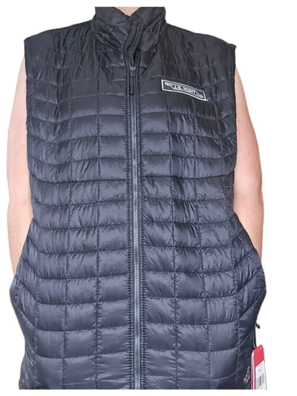 NWT The North Face Thermoball  J.B. Hunt Black Puffer Work Vest Men's Size XL
